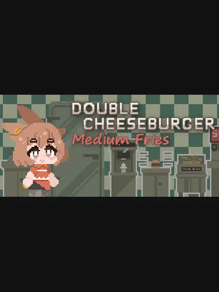 Double Cheeseburger, Medium Fries