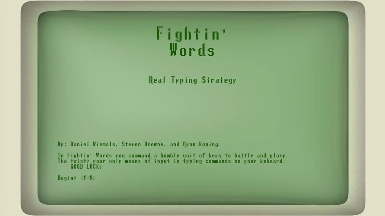 Fightin Words (itch)