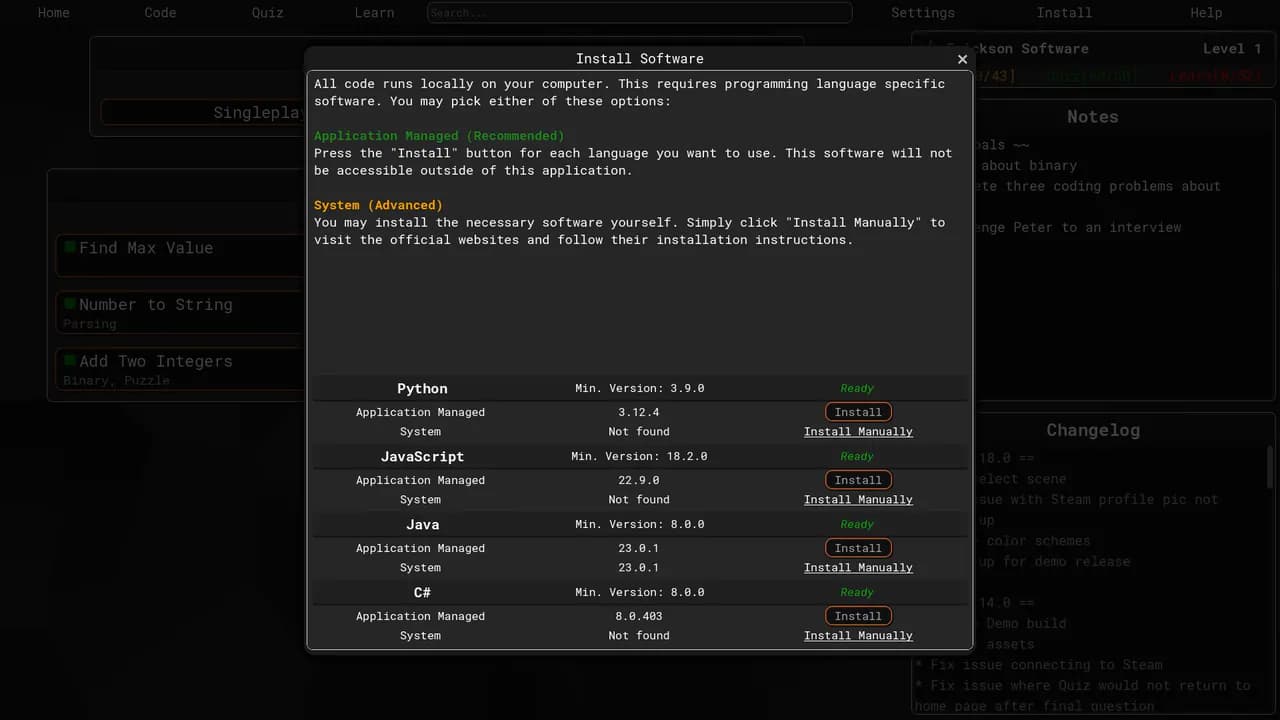 Code Trainer