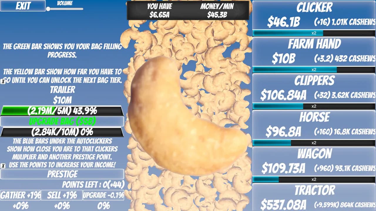Cashew Clicker