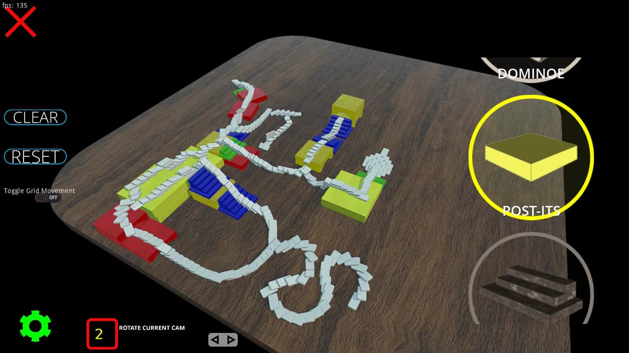Dominoes3D Simulator