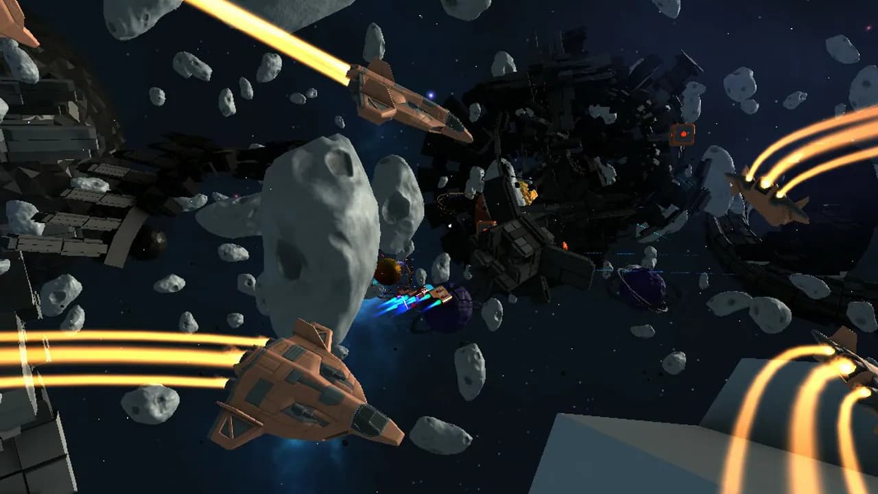 VR Spaceship Battle