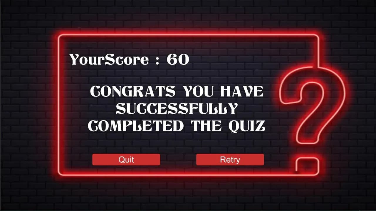 Quiz Time!