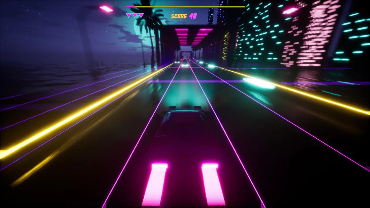 Rhythmic Retro Racer