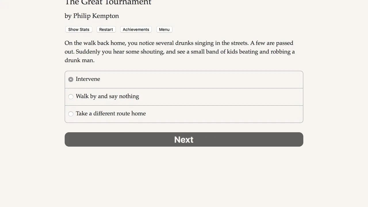 The Great Tournament