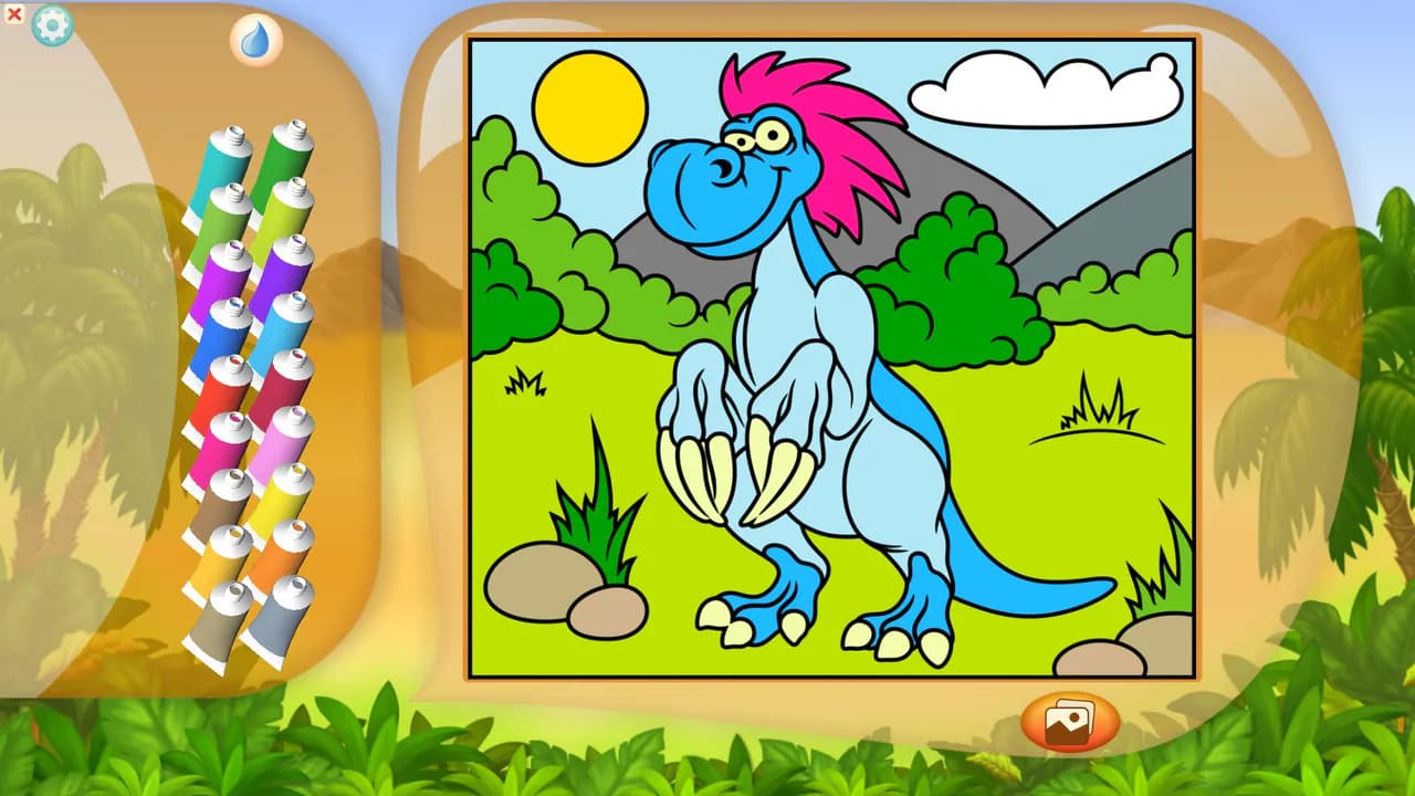 Color by Numbers - Dinosaurs
