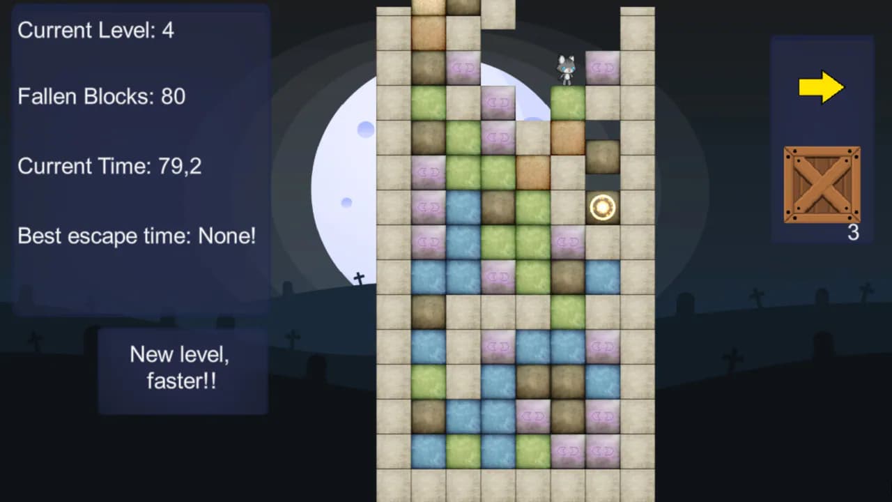 Raining blocks