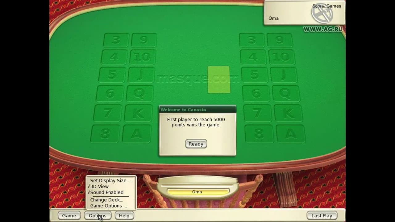 Masque Card Games