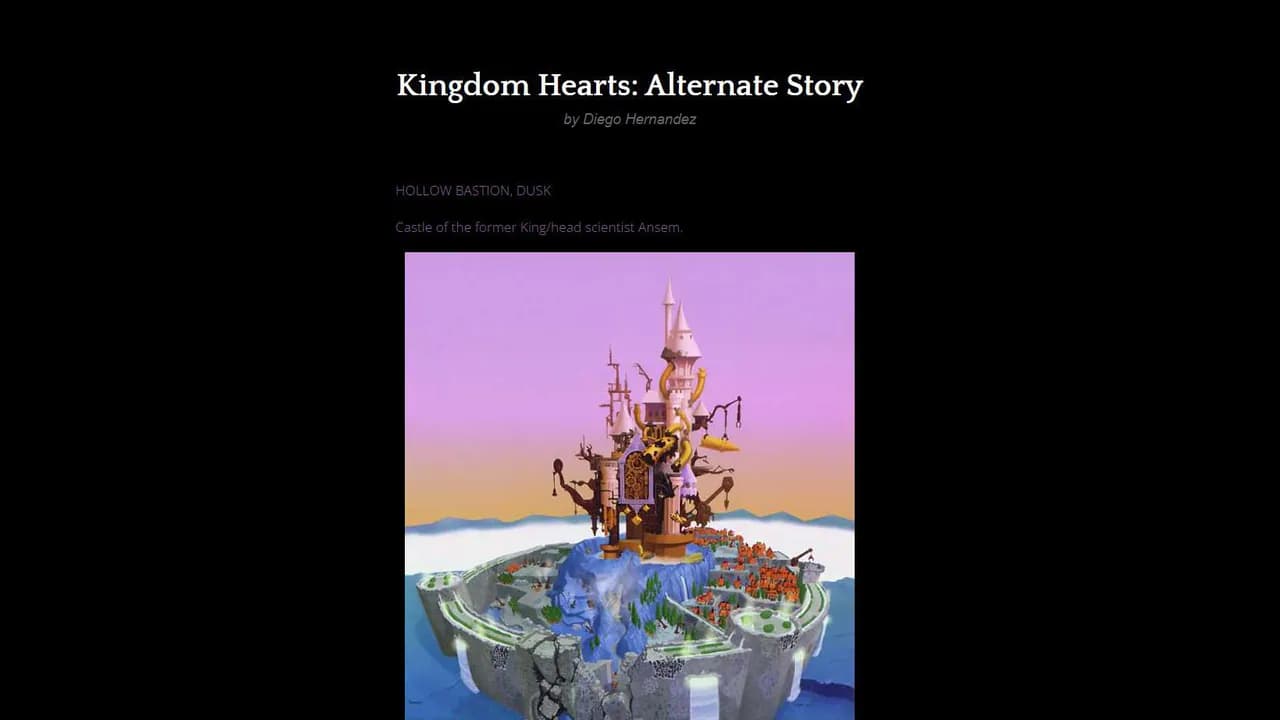Kingdom Hearts: Alternate Story