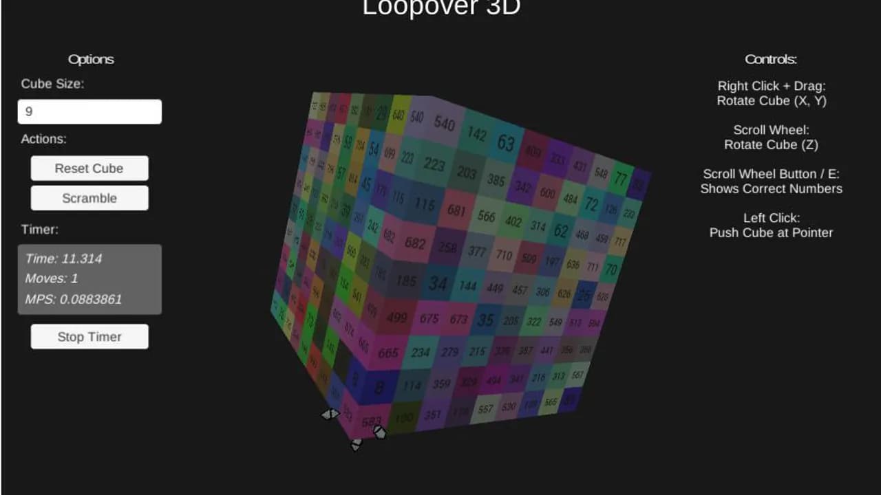 Loopover 3D