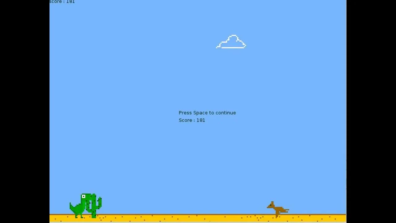 Googles Dinosaur