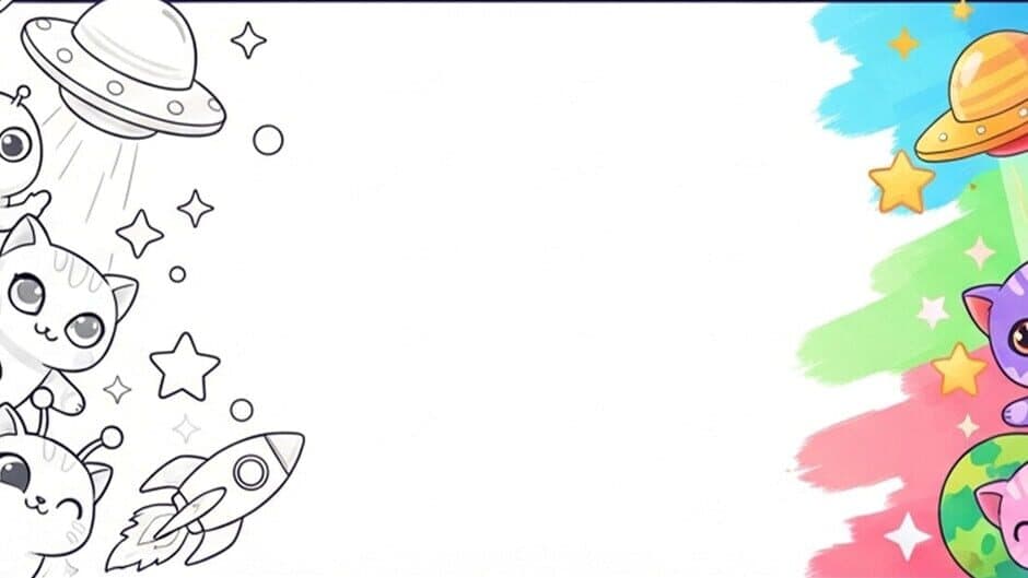 100 Cats Lost in Space Find & Color screenshot 6