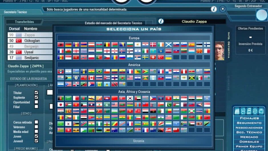 Unifutbol screenshot 2