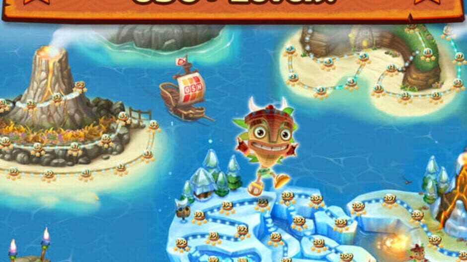 Tiki Solitaire TriPeaks screenshot 2