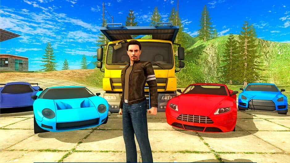 John: Car Transporter Truck 3D screenshot 2