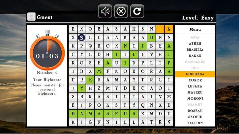 Word Search game ...made with love