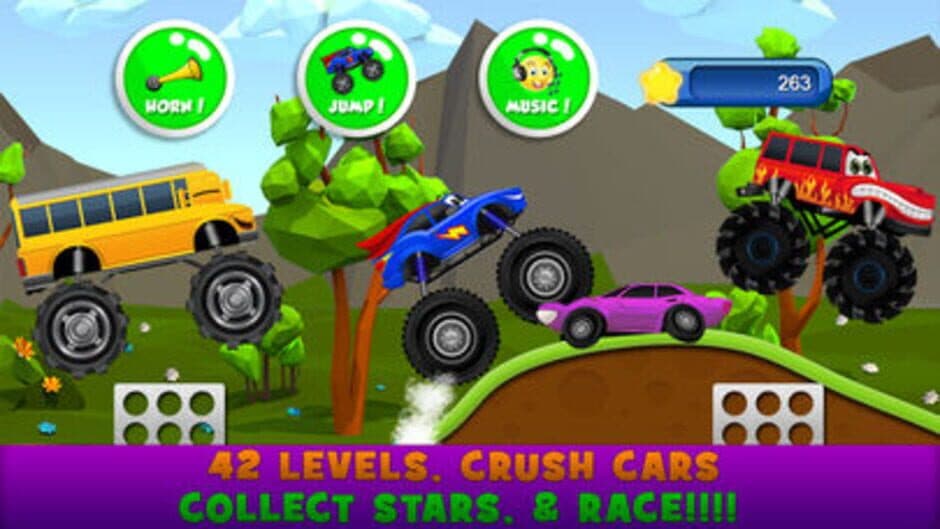 Monster Trucks Kids Racing Game screenshot 5