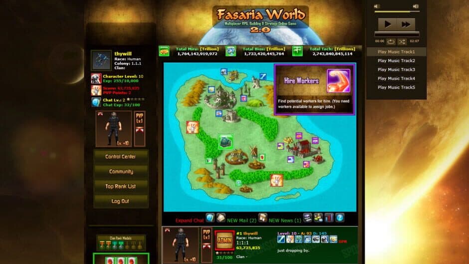 Fasaria World Online screenshot 3