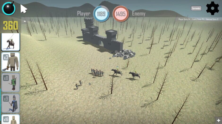 Fall of castles - Battle Simulator screenshot 6