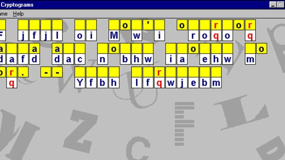 Cryptograms