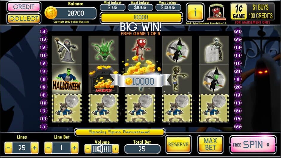 Spooky Spins: Remastered - Steam Edition screenshot 2