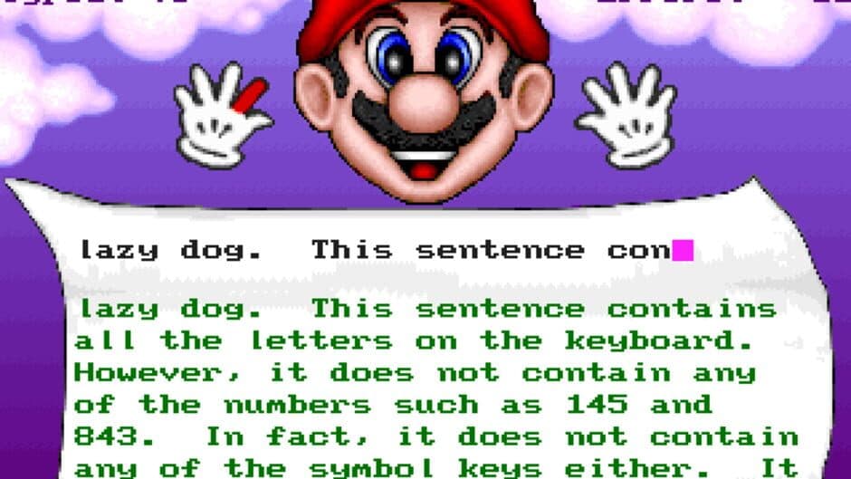 Mario Teaches Typing 2 screenshot 3
