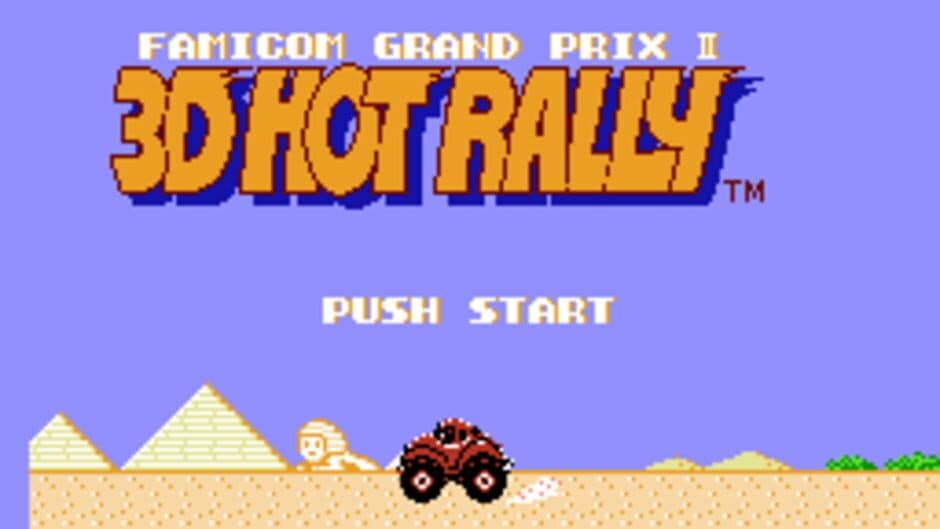 Famicom Grand Prix II: 3D Hot Rally screenshot 3
