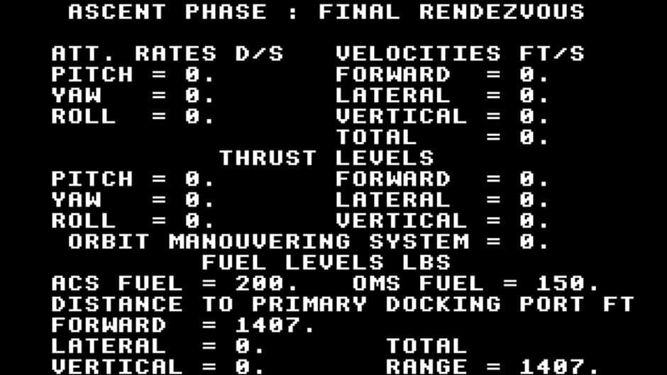 Rendezvous: A Space Shuttle Flight Simulation screenshot 3