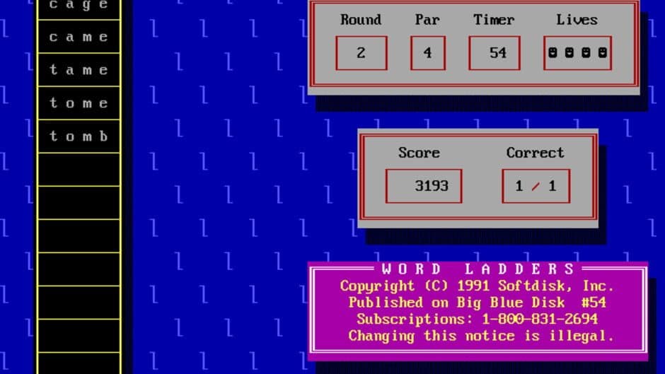 Big Blue Disk #54 screenshot 2