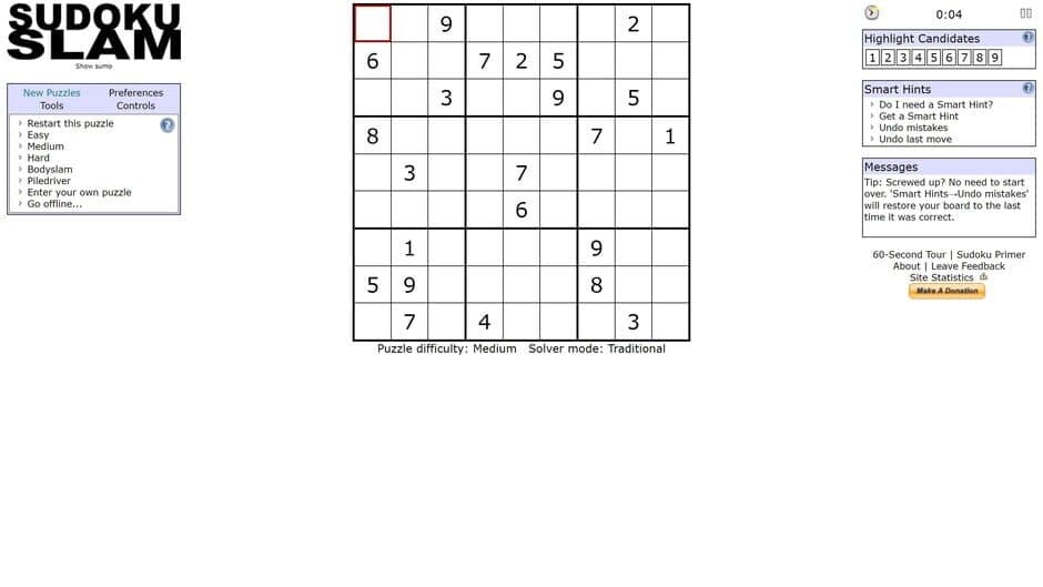 Sudoku Slam