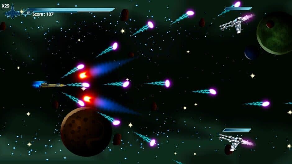 Retro Arcade Shooter - Attack from Pluto screenshot 2