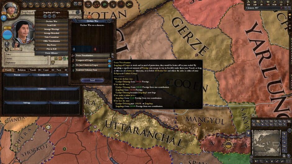 Crusader Kings II: Jade Dragon screenshot 5