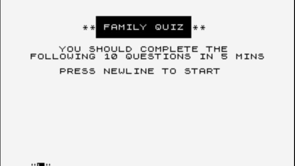 Family Quiz 6