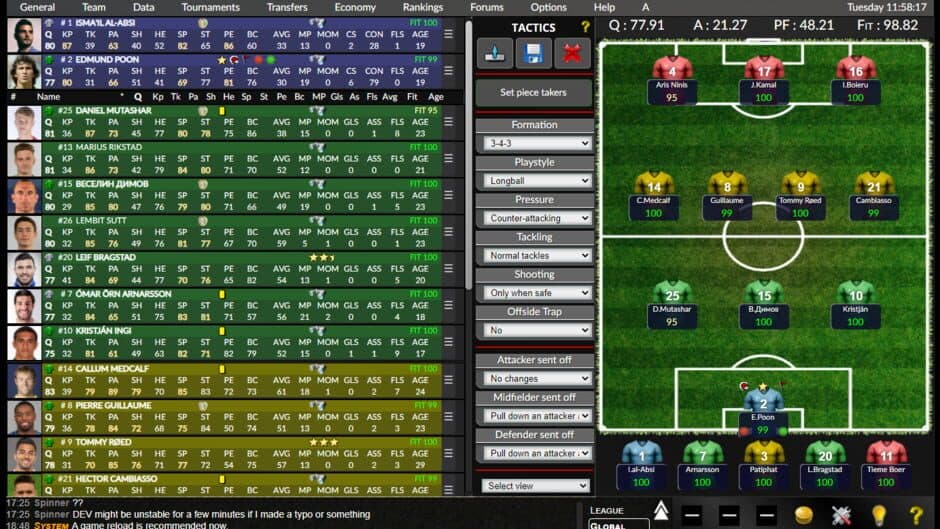 ManagerLeague screenshot 2