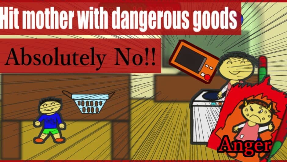 Crazy! Laundry Game: Don't Hit Mom With Dangerous screenshot 3