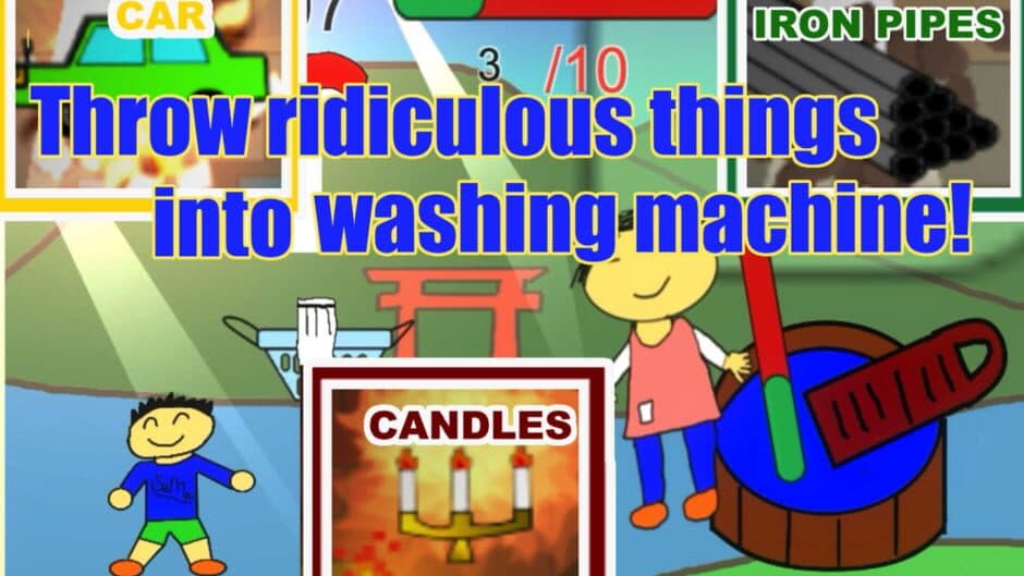 Crazy! Laundry Game: Don't Hit Mom With Dangerous
