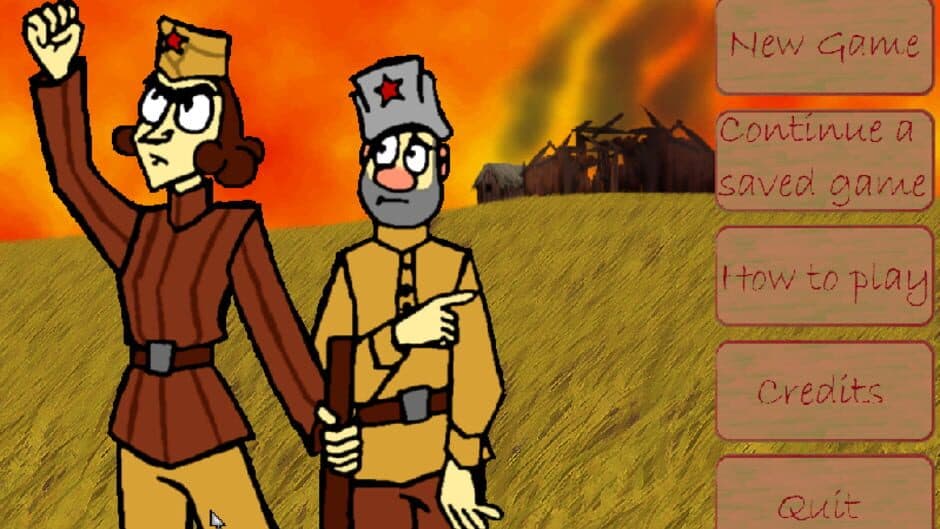 Sniper and Spotter Serving the Motherland