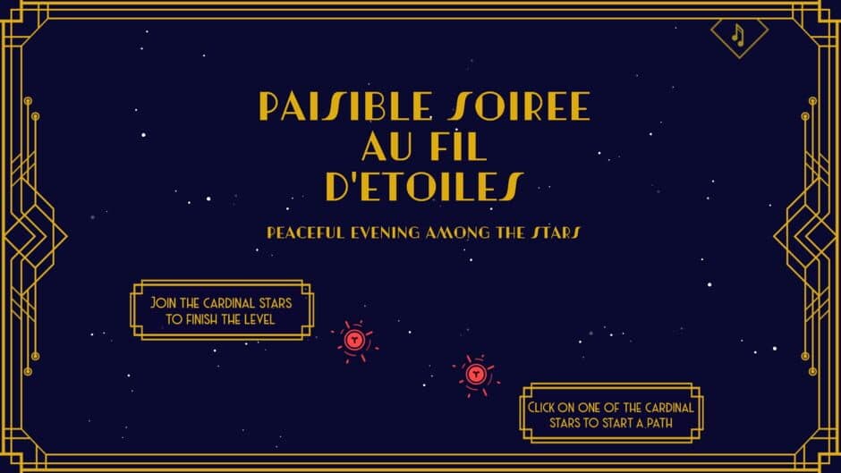 Paisible Soirée au Fil d'Étoiles