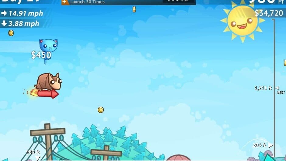 Curl Up and Fly! screenshot 2