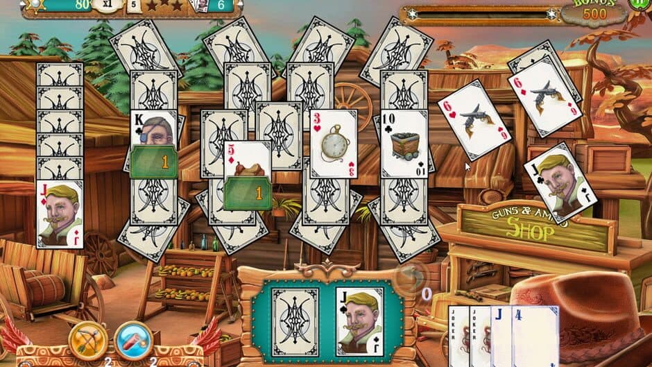 Solitaire Chronicles: Wild Guns screenshot 2