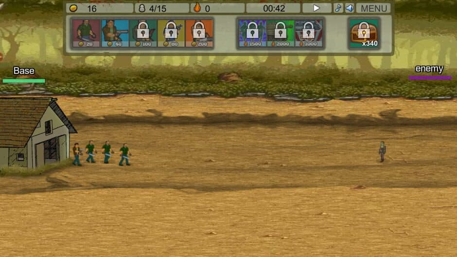 Musle vs Zombies screenshot 3