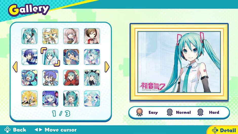 Hatsune Miku Jigsaw Puzzle screenshot 2