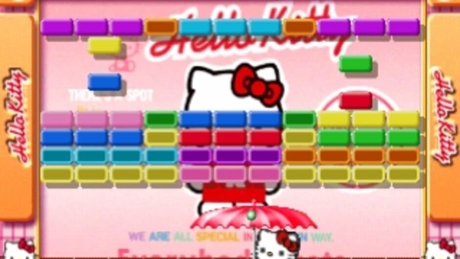Simple 1500 Series Hello Kitty Vol. 03: Hello Kitty Block Kuzushi screenshot 2