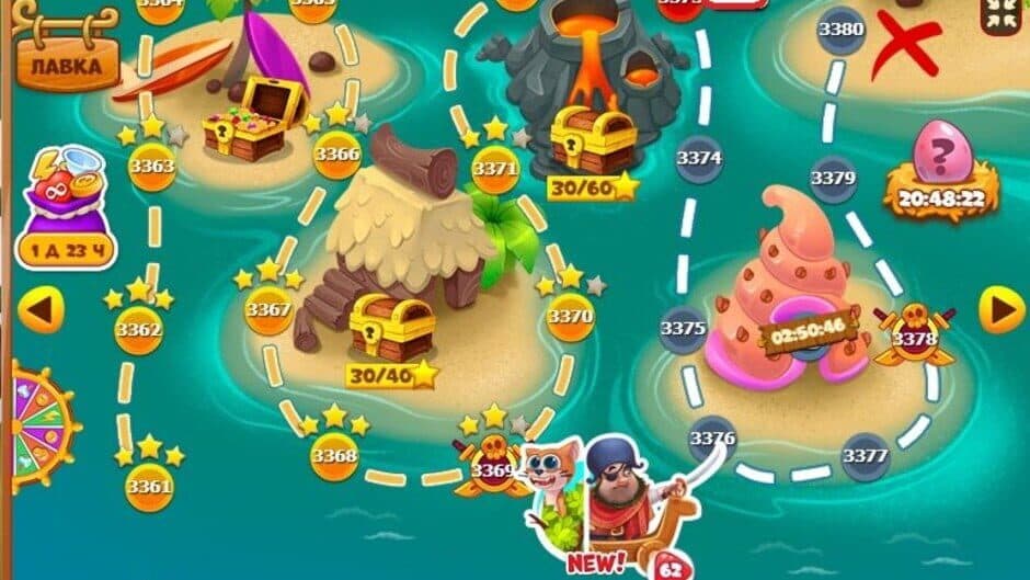 Pirate Treasures: Jewel & Gems screenshot 3