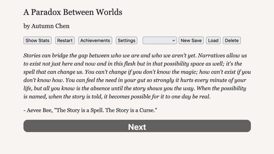 A Paradox Between Worlds
