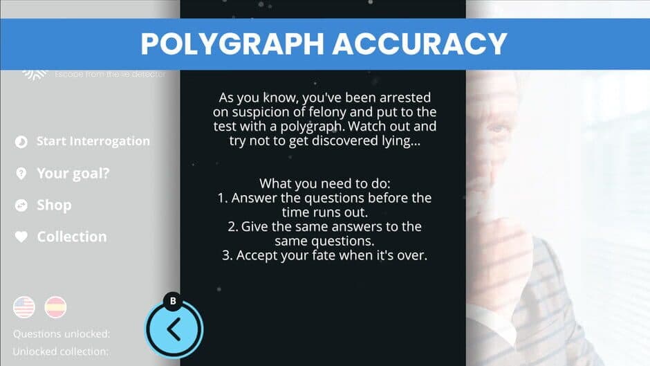 Polygraph: Escape from the Lie Detector screenshot 3