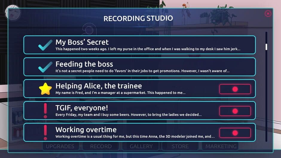 Hentai Cast: Podcast Simulator screenshot 6