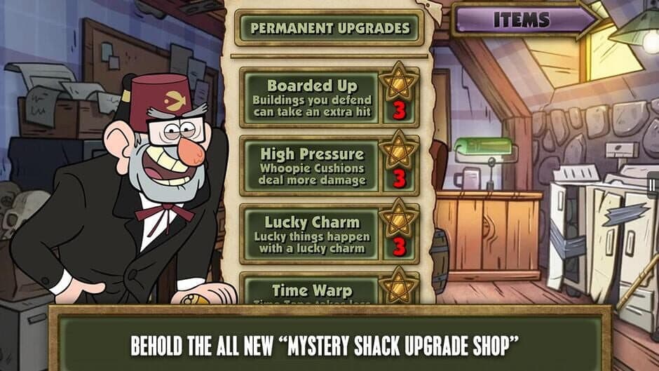 Gravity Falls: Mystery Shack Attack