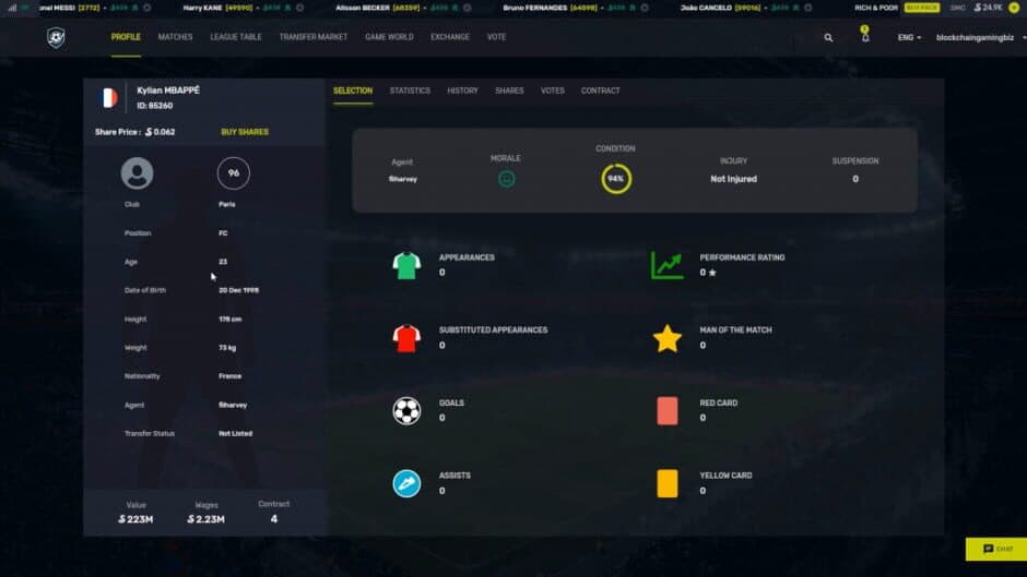 Soccerverse screenshot 2