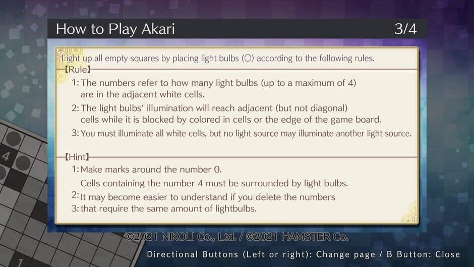 Puzzle by Nikoli W Akari screenshot 2